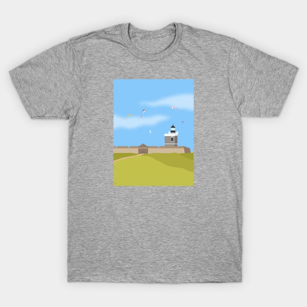 Lighthouse, El Morro, Puerto Rico T-Shirt by lymancreativeco